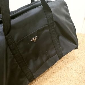 PRADA Large Black Duffel Bag